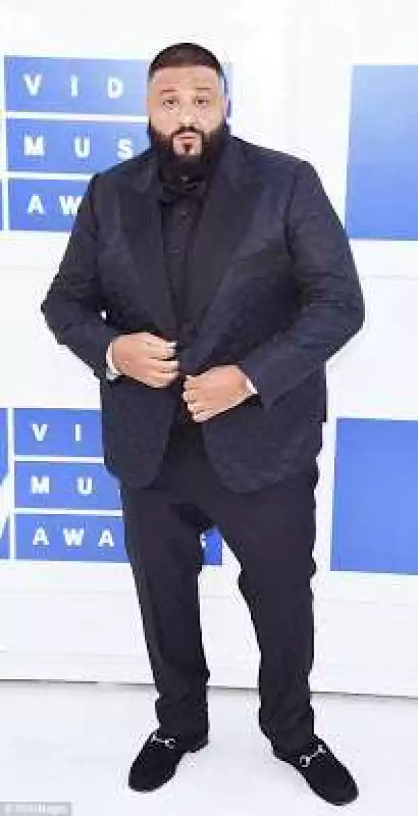Photos: DJ Khalid Looks Dapper At The Red Carpet Of MTV VMAs 2016